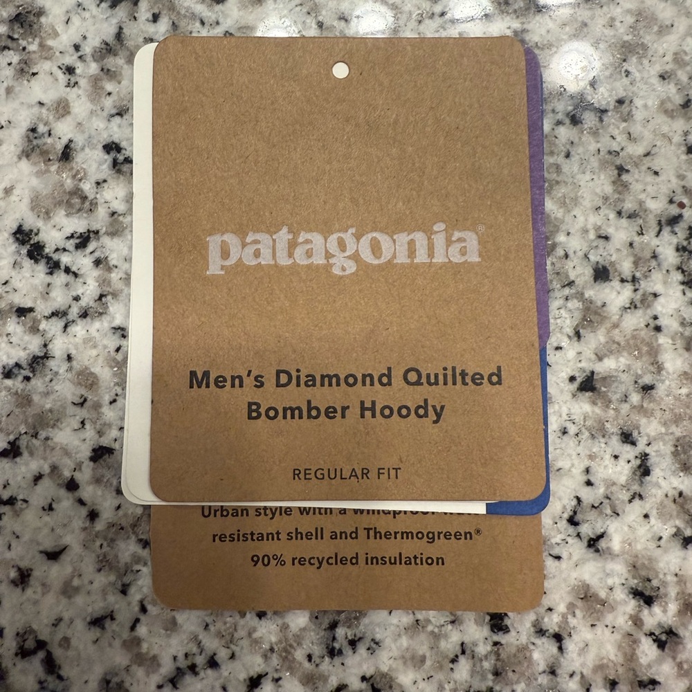 Men’s Patagonia Medium - Diamond Quilted Bomber Jacket - Picture 10 of 10